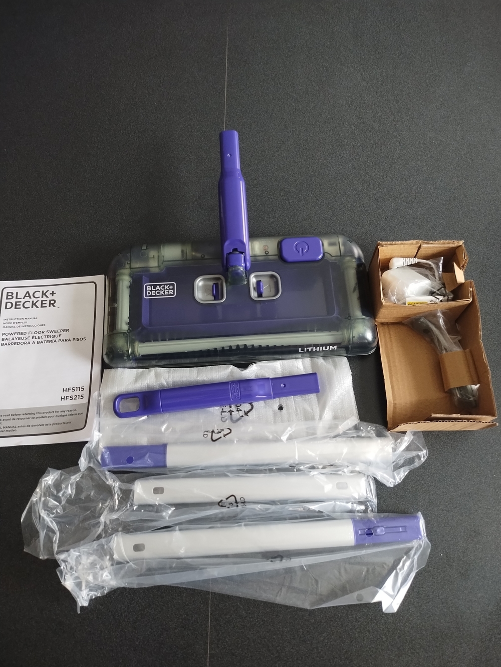 Black & Decker Purple Sweeper